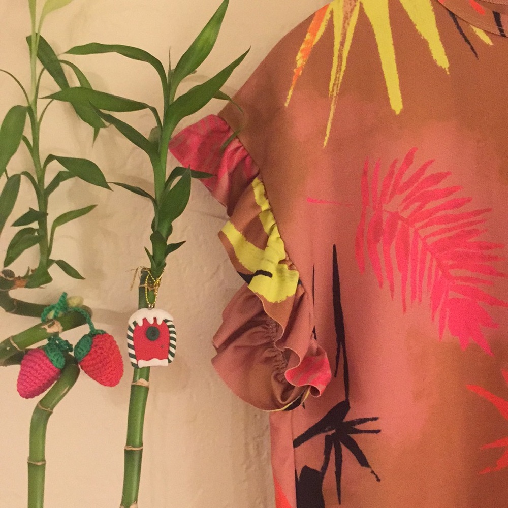 Tropical print dress - Picture 2 of 4